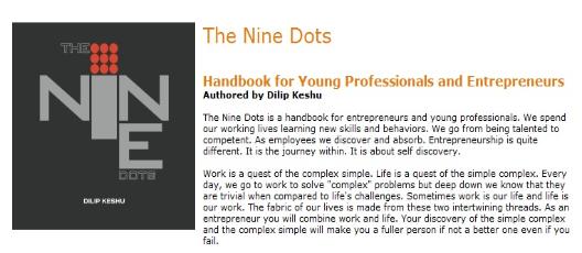 The Nine Dots - a book for young professionals 